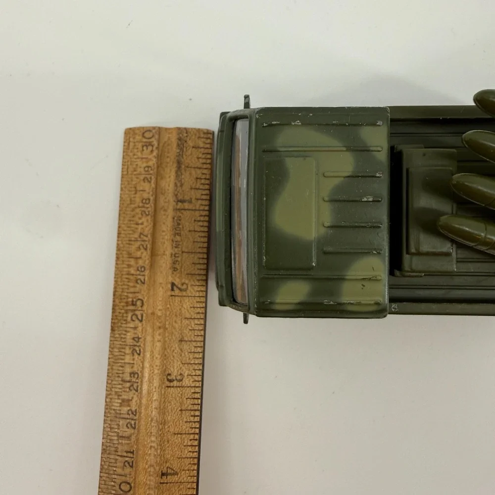 Soma Army Missile Truck Kids‎ 5in Green Camo Military Toy Vehicle